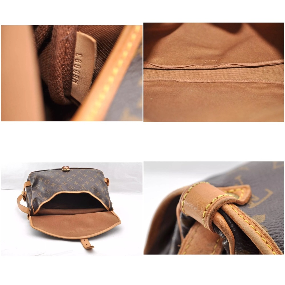 Authentic LV Louis Vuitton Saumur 30 Monogram Canvas Shoulder Crossbody Bag - Picture 5 of 15